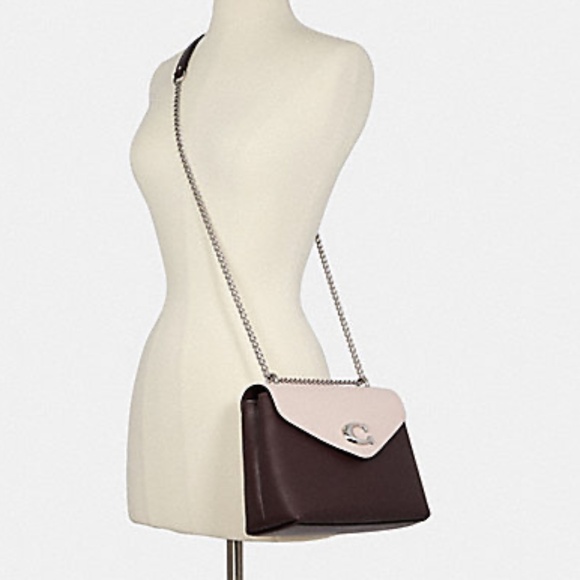 *SOLD ! COACH LEATHER TAMMIE Shoulder/Crossbody - Gorgeous Cranberry Multi -NWT! - Picture 5 of 9